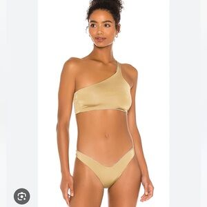 Indah Calla reversible one shoulder top